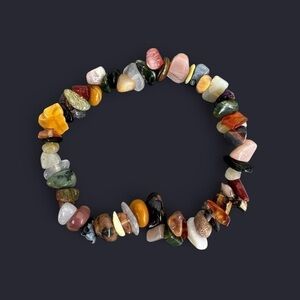 Mixed Crystal Bead Bracelet